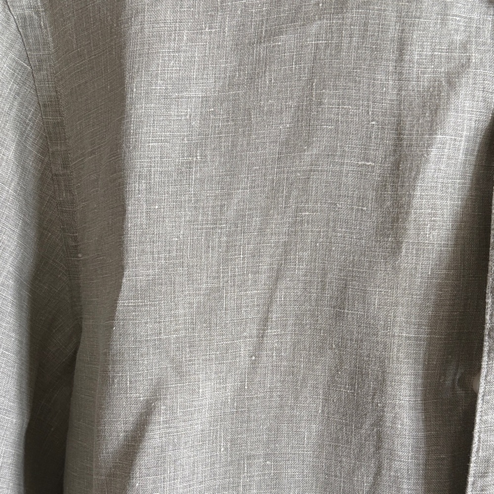 Men's Beige Button-Down Shirt by B - Picture 3 of 8